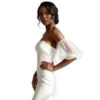 Elegant Pearl Over-sleeves for Women Detachable Sleeves Marriage Dress Accessories 5