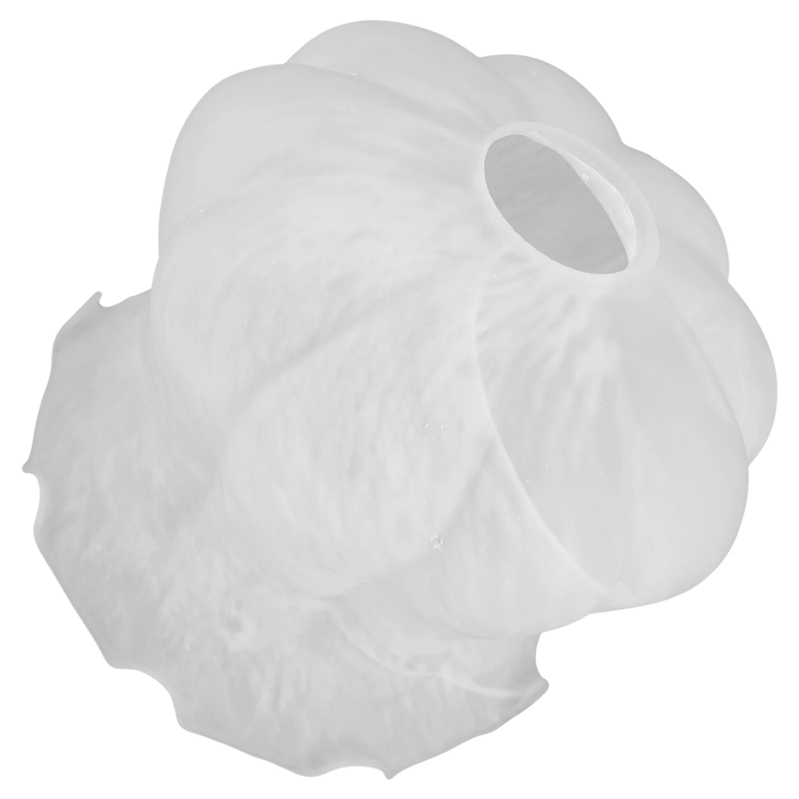 

Frosted Glass Lamp Shade E27 Screw Light Holder Modern Pumpkin Pendant Ceiling Lamp Shade Replacement Cover Soft Lighting
