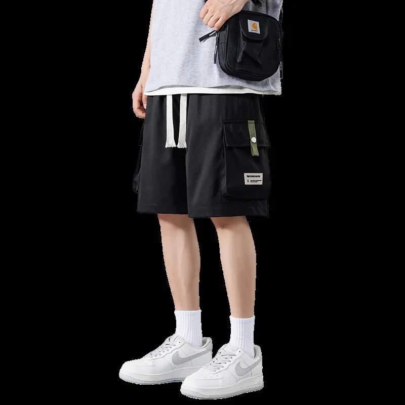 Summer men cargo shorts mens jogger sport casual beach shorts man streetwear outdoor fashion shorts