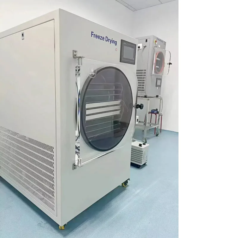 Lab Automatic Freeze Dried Machine 2kg-40 KG Freeze Dryer Essential Vacuum Drying Equipment For Food Processing