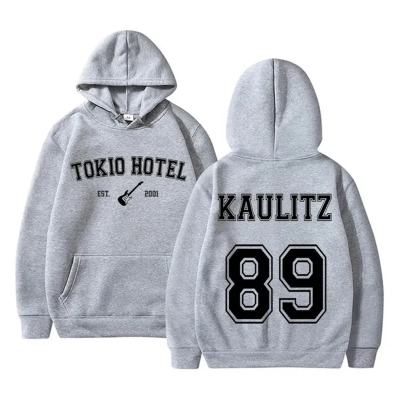 Rock Band toyio Hotel felpe con cappuccio Kaulitz Print uomo donna felpa con cappuccio oversize felpe Hip Hop Harajuku pullover abbigliamento Unisex