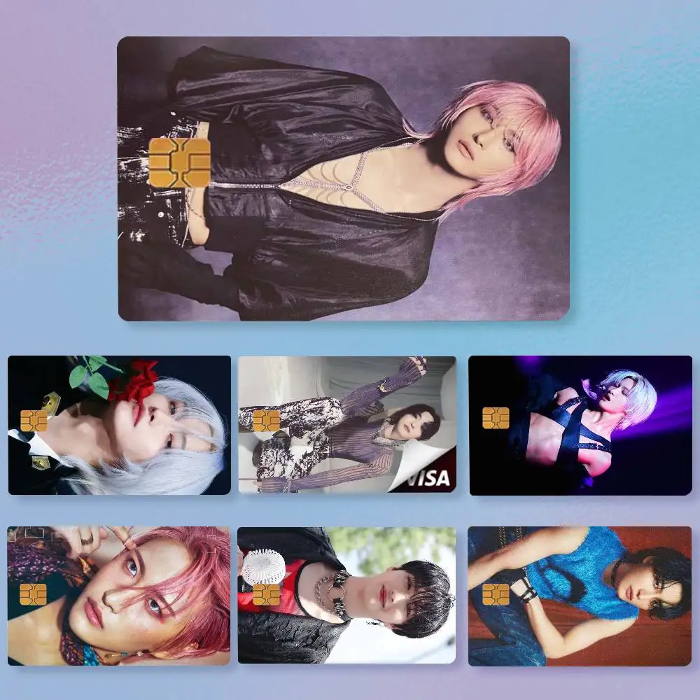 Popular Boy Band A-ATEEZ Seonghwa KPOP  High Definition Matte PVC Film Tape | For Credit Card, Debit Card Stickers  Decoration