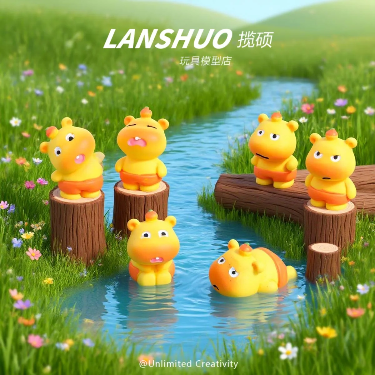 

Adorable Cartoon Capybara Lulu Popular DIY Accessories Creative Desktop Decorations DIY Hanging Decorations