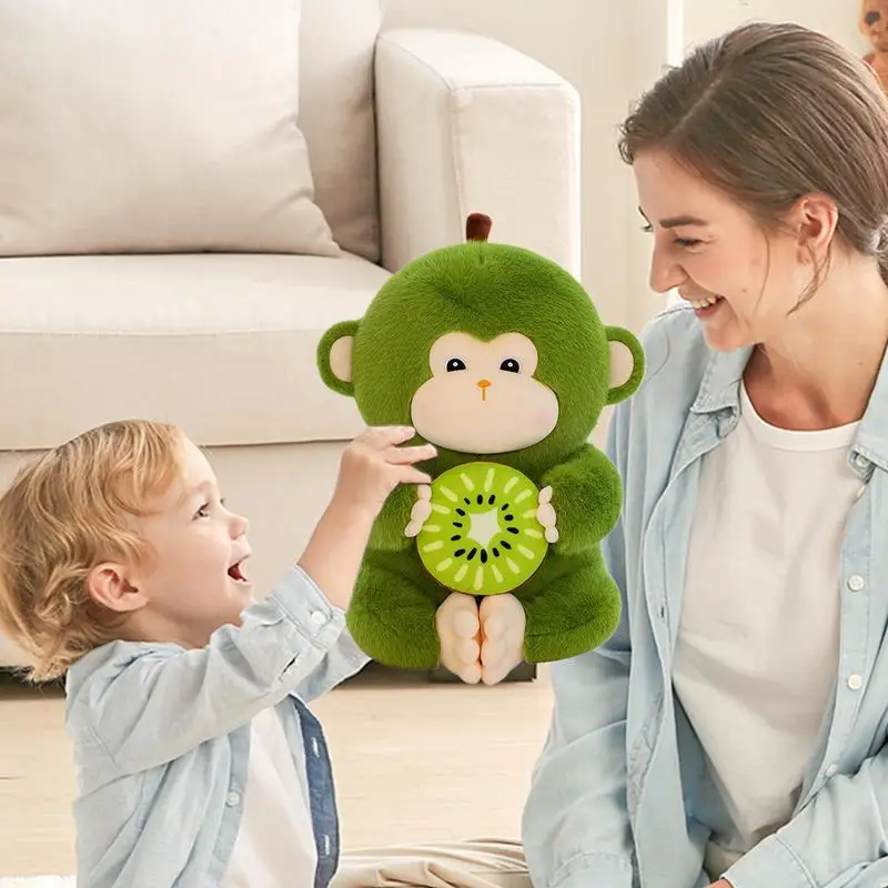 Monkey Stuffed Animal Cute Green Animal Plushie Stuffed Toy 30cm/11.8inch Cartoon Monkey Stuffed Animal Plush Stuffed Plush Toy