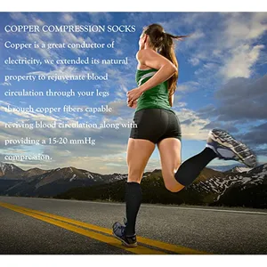 Men socks of compression women walking running socks sports socks Flight pregnancy swollen varicose varicose marathon socks 8 Main Men's Compression Half Sales - №2