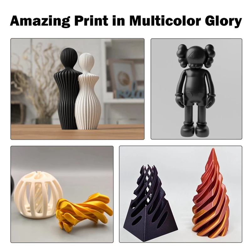 

2 упаковки A1 Mini/A1 Print Hot End Kit Экструдер 0,4 мм Замена сопла из закаленной стали с 4 шт. крышкой для SPMI