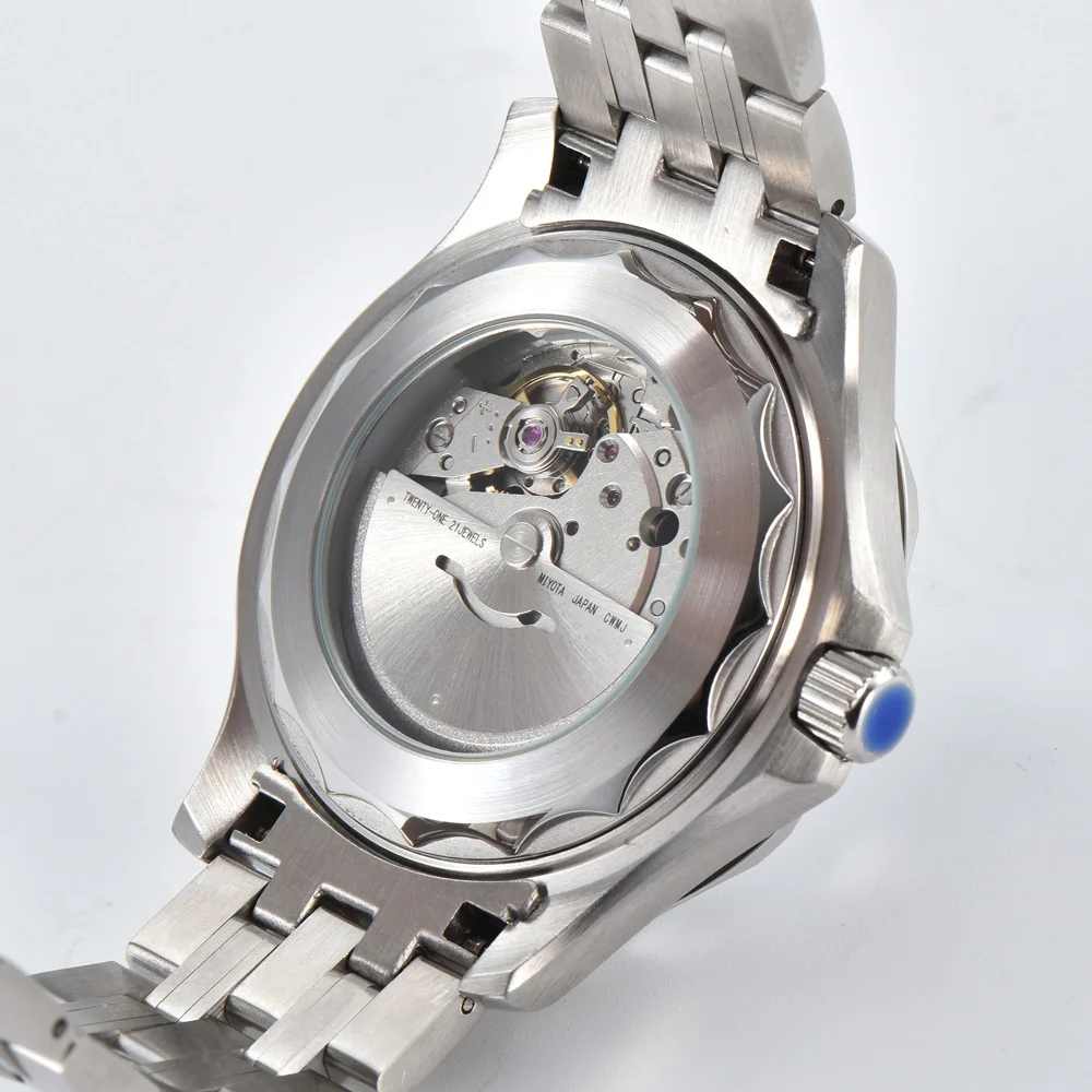 Men\'s Automatic Mechanical Watch 41mm Stainless Steel Waterproof Case Ceramic Bezel Men\'s Fashion Business Watch