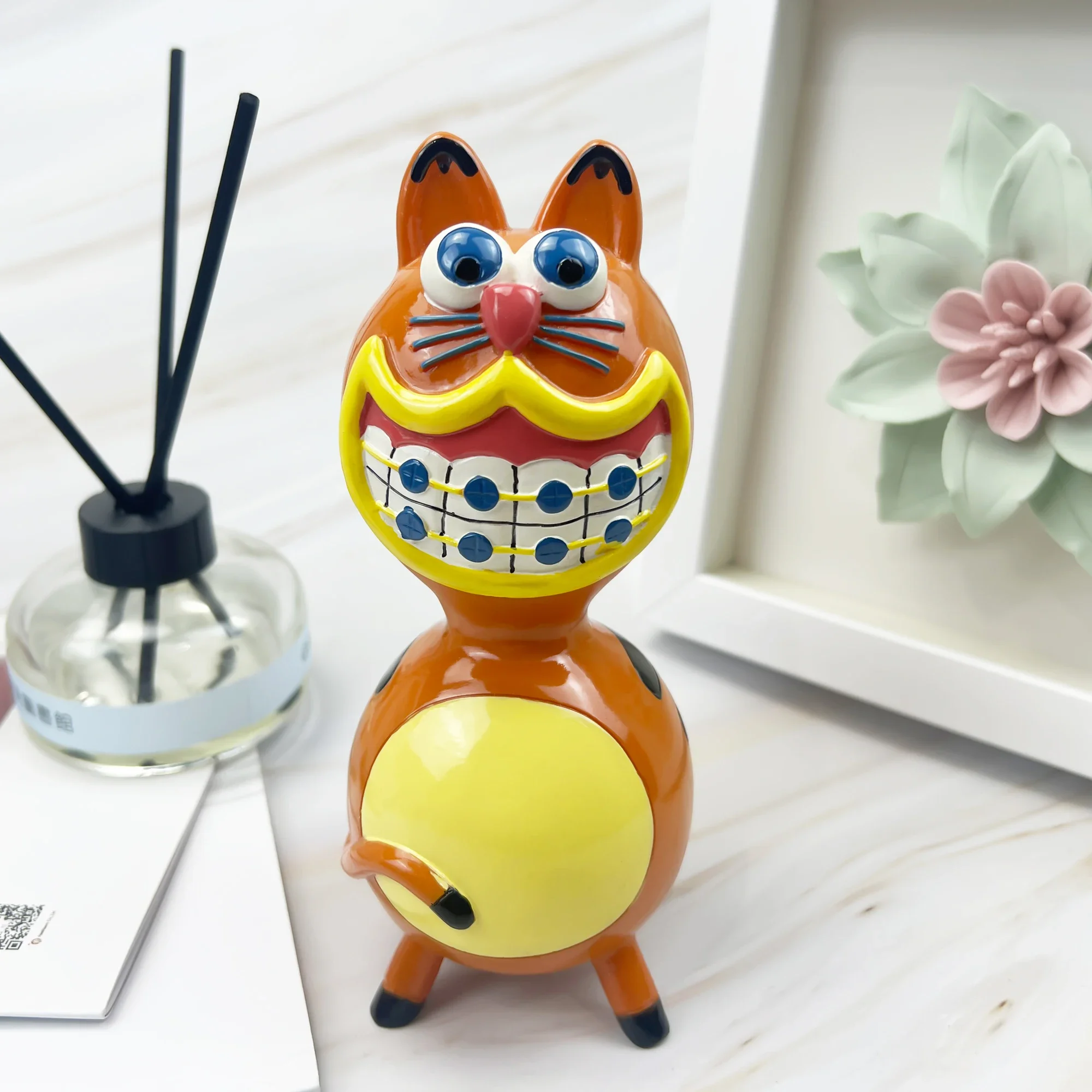 Creative Dental Figurines Ornament Cute Orthodontic Animal Sculpture Dentist Office Desk Decoration For Clinic Dentistry Gifts