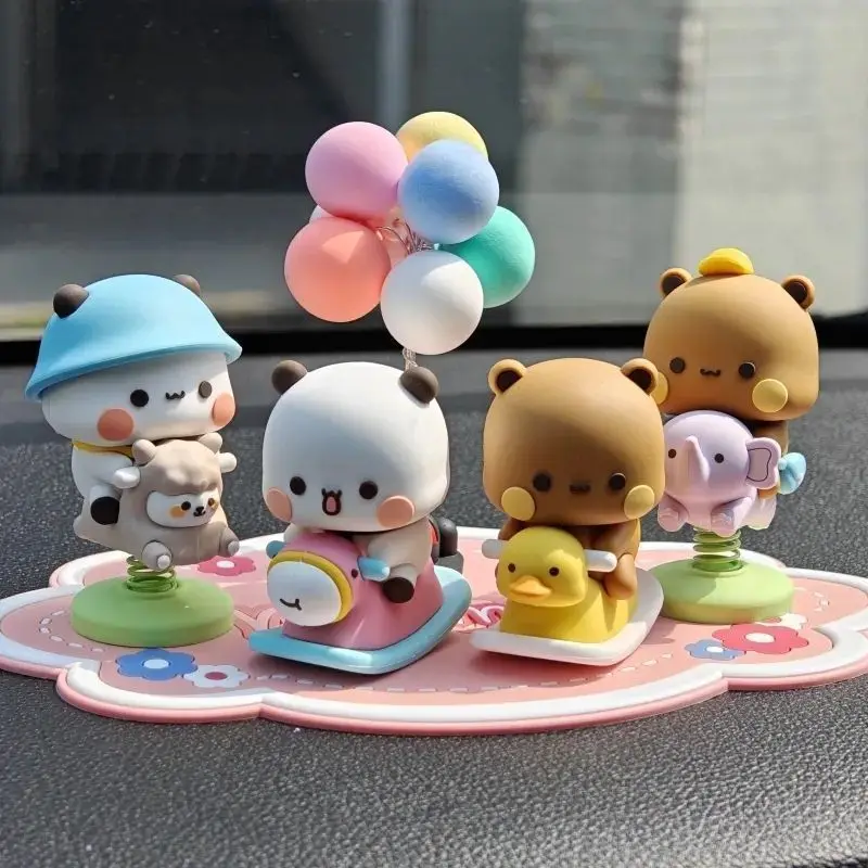 Yier Bubu Spring Swing Figurine Cute Cartoon Rocker Horse Ornament Car Interior Decor Desktop Decoration Birthday Gift 2026 new view 5