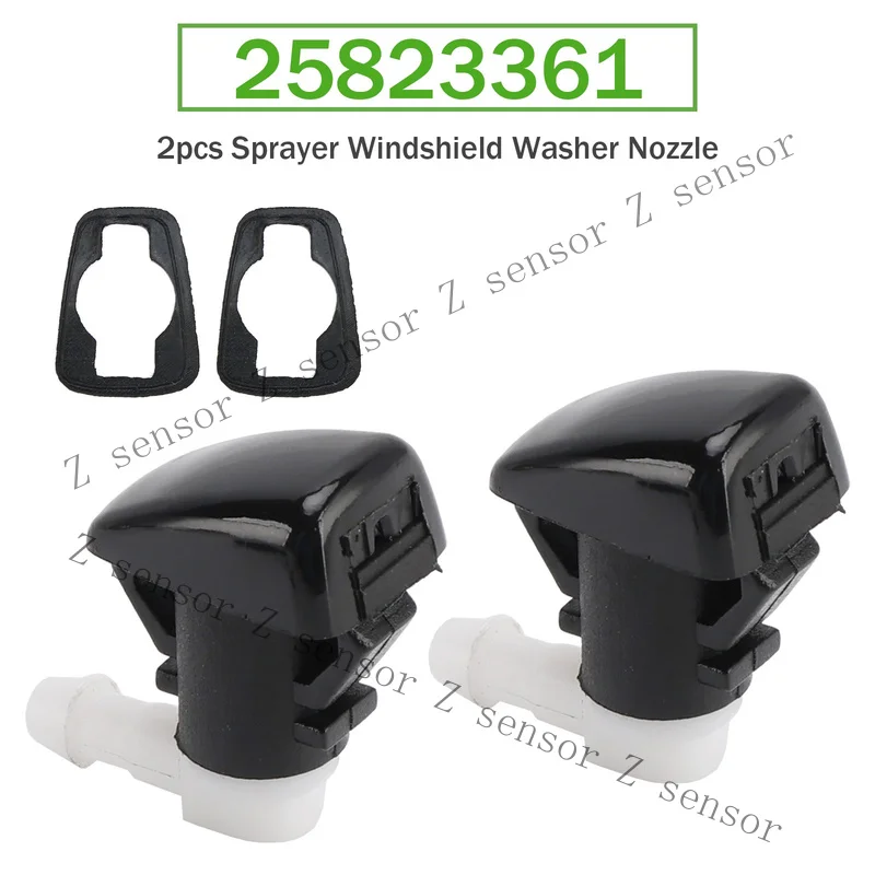 AAA+ 2pcs Windshield Washer Nozzle Sprayer for Cadillac SRX 25823361