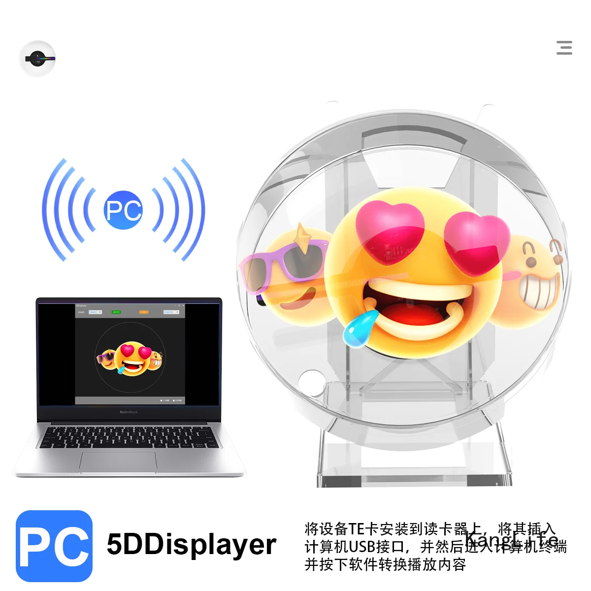 

Mini 3D Hologram Projector Fan Led Sign Holographic Player Remote Control Advertising Machine 3D Fan Advertising Logo Light