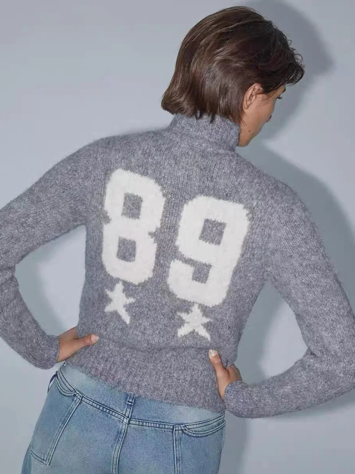 

Женский длинный вязаный открытый кардиган Paloma, свободный повседневный свитер на молнии, осенний модный женский трикотаж