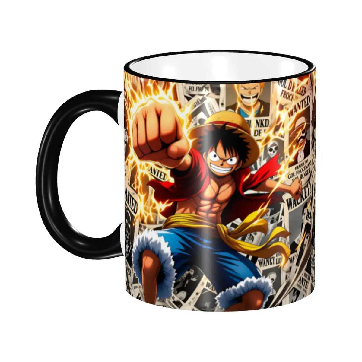 

Custom One P-Pieces Coffee Mugs DIY Anime Classic Manga Movie Ceramic Tea Milk Mug Cup