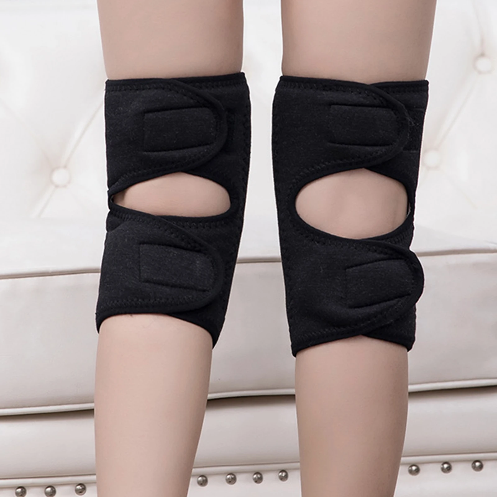 

Knee Warmers Winter Covers Thickened Protector Pads Heater Black Warmth Leg Men Elderly Braces Durable Sports Riding Running