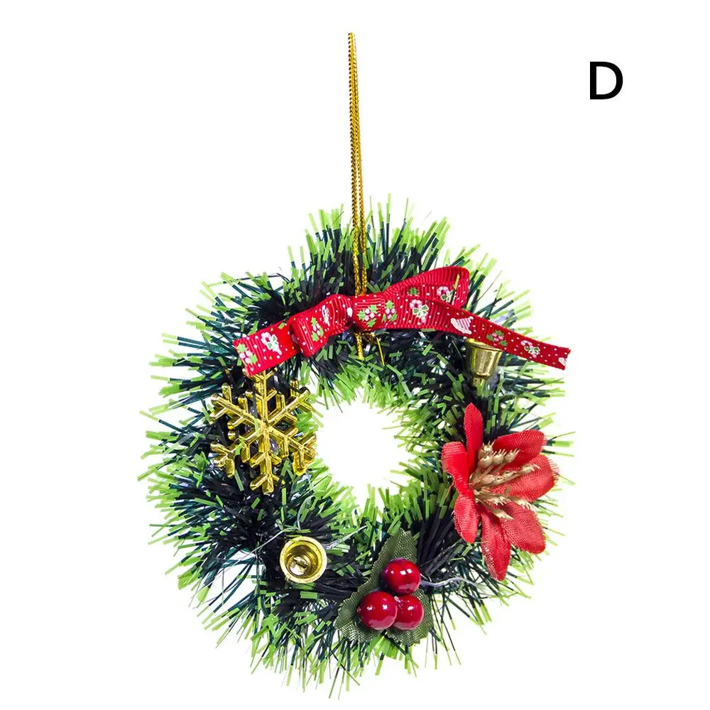 

New Party Decoration Home Decor Christmas Wreath Door Hanging Artificial Garland Pendant Ornament