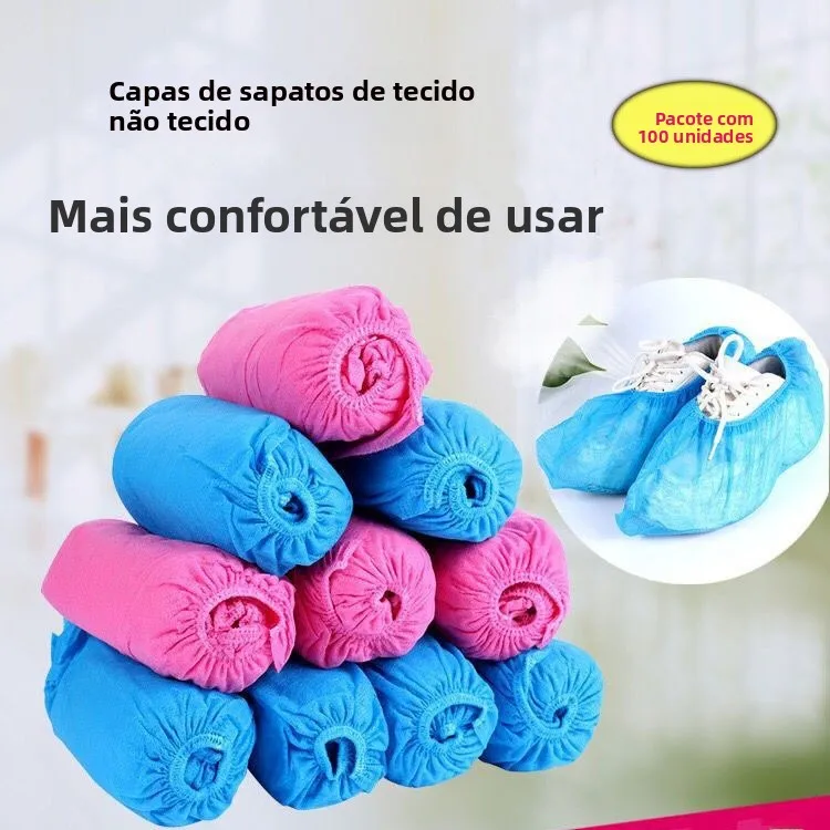 disposable-thickened-non-woven-fabric-shoe-covers-breathable-wear-resistant-dust-proof-and-anti-slip-home-use-shoe-covers