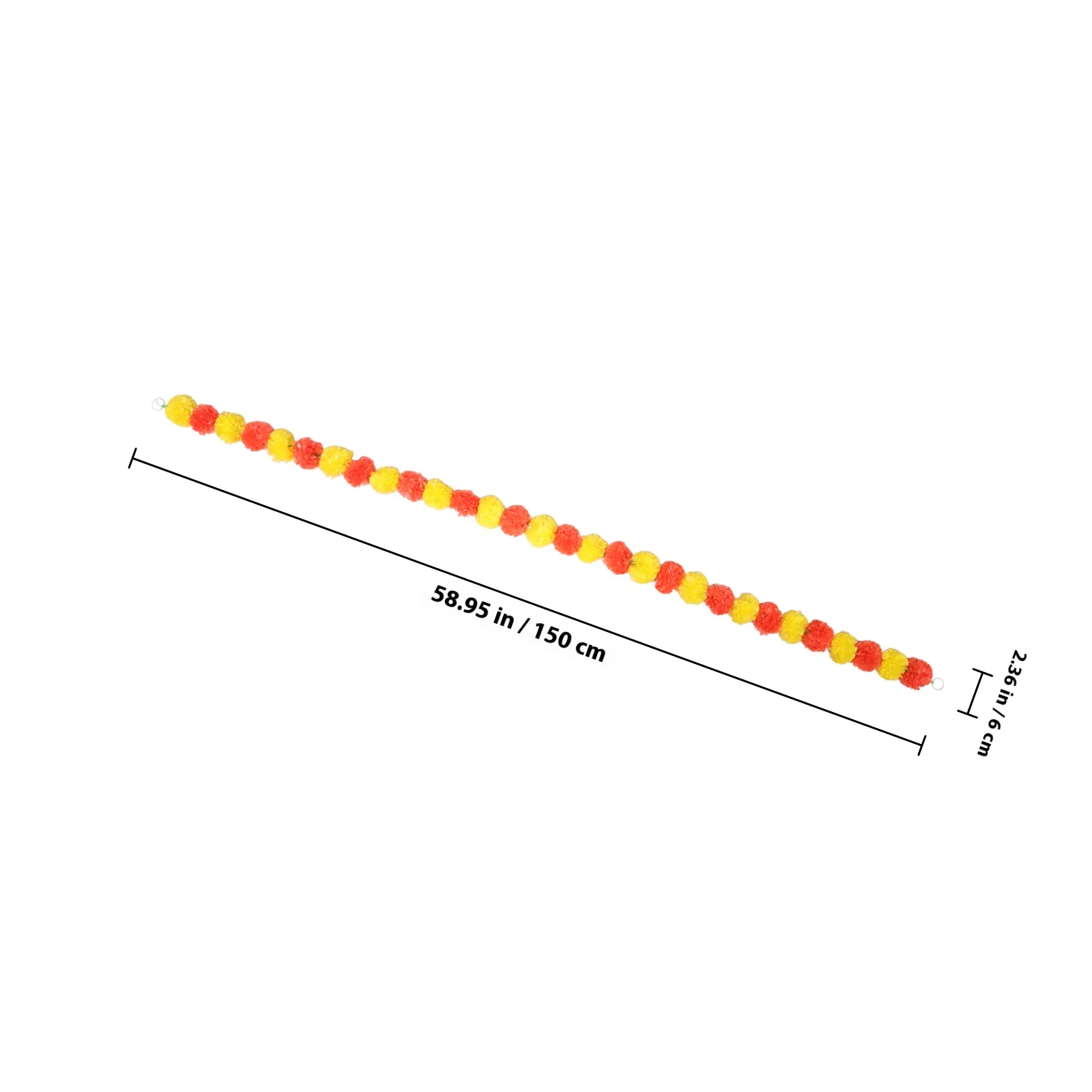 القطيفة جارلاند طويل فو زهرة ديكور ل ديوالي حفل زفاف ديكور المنزل الزهور الاصطناعية الباب معلقة مدخل #3