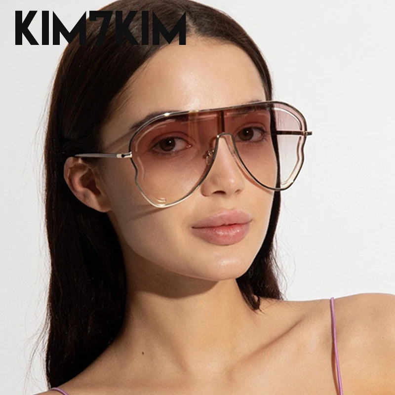 

Oversized Punk Sunglasses Women 2024 Luxury Brand Big Frame Trendy Windproof Sun Glasses For Female Vintage Eyewear Shades UV400