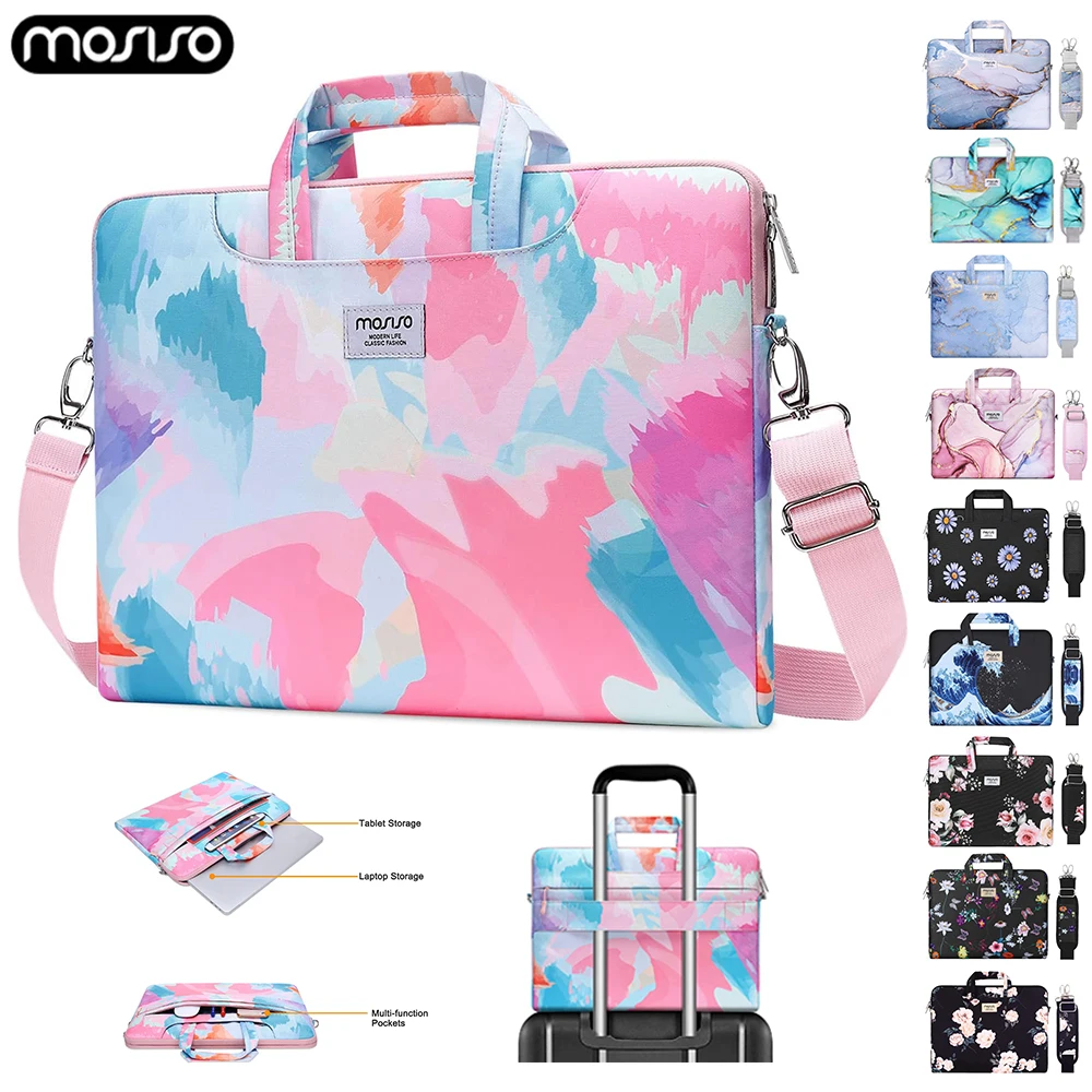 Laptop bag Shoulder HandBag Messenger Sleeve For 13.3 14 15 15.6 17 inch Macbook Air Pro HP Lenovo Asus Dell Notebook Briefcase