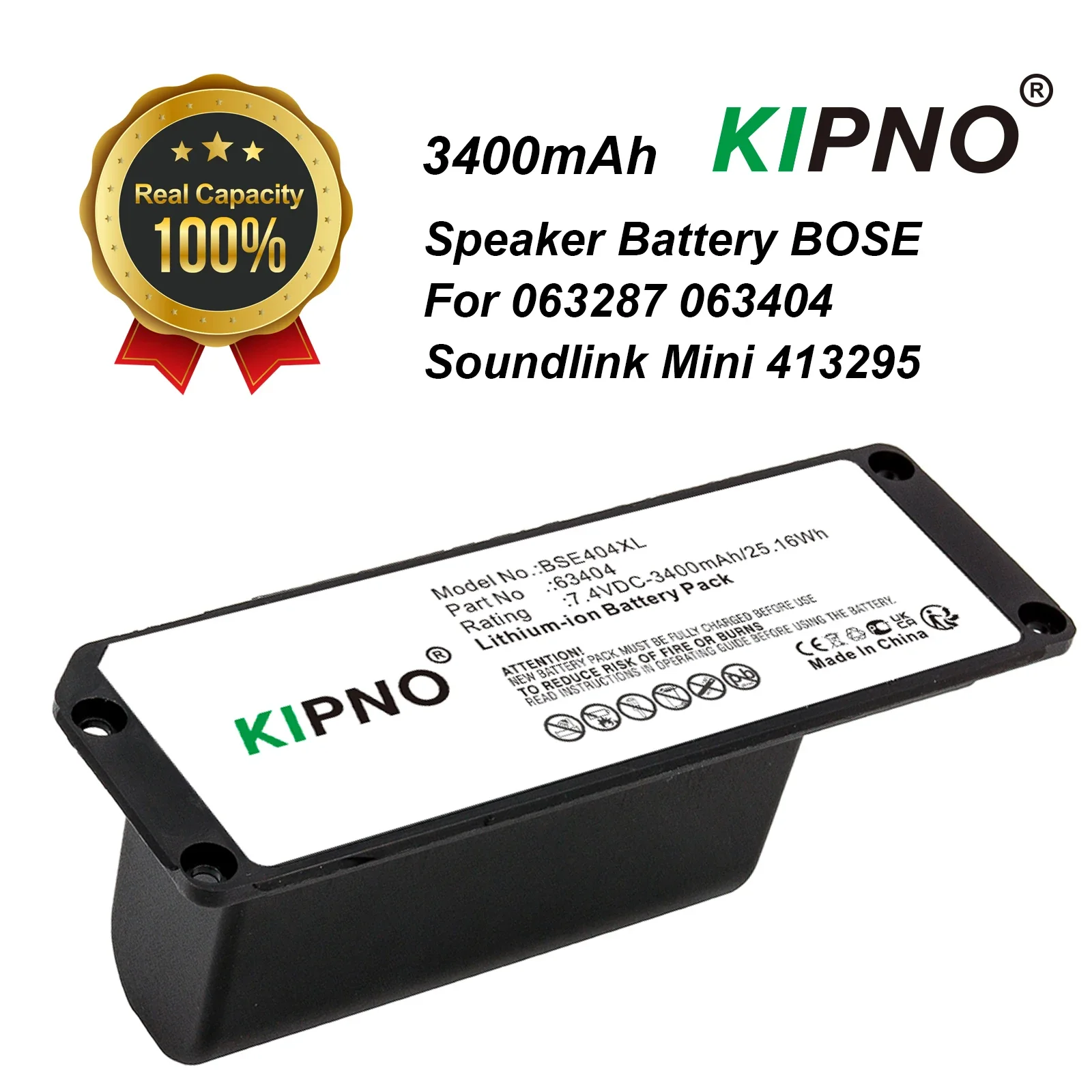 

Динамик KIPNO с аккумулятором емкостью 3400 мАч, совместимый с мини-модельми BOSE Soundlink 413295 063287 063404