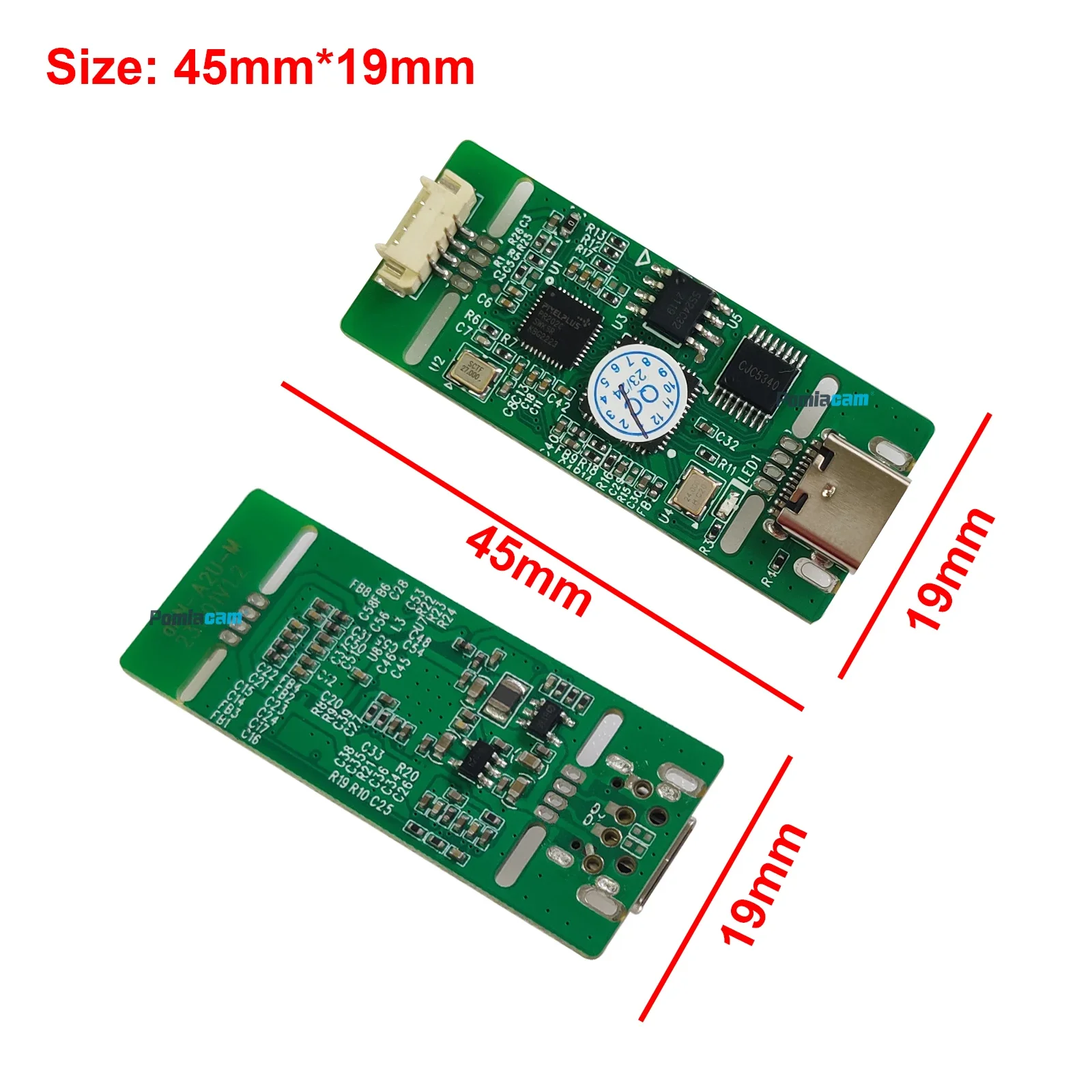 Usb/TYPE-C Output Board Ahd Naar Usb Capture Analoog Signaal Naar Digitale Usb Camera Module Ahd Naar Type-C Module Uvc Gratis Drive