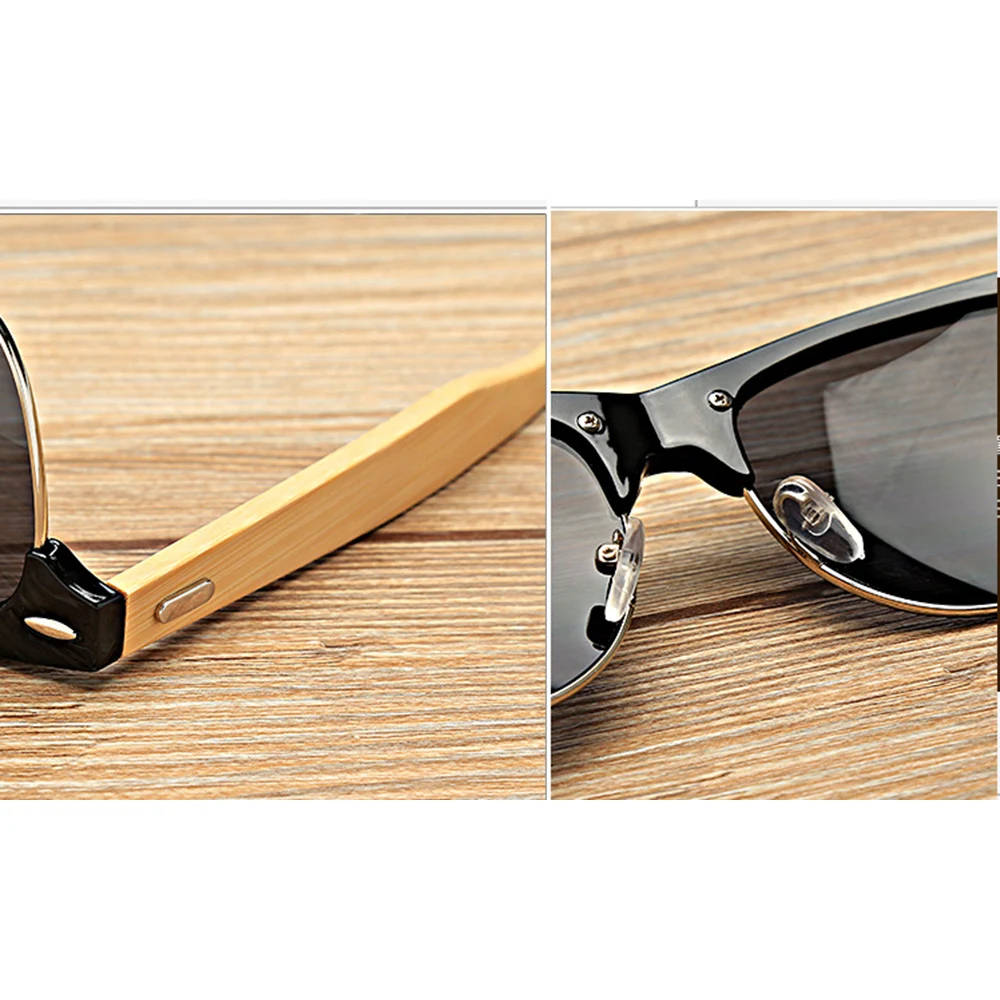 Leisure Style Round Handcrafted Frame Bamboo Temples Fashion Progressive Multi-focal Reading Glasses +0.75 To +4