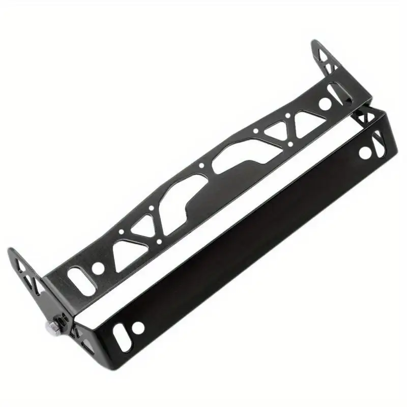 1 Stück Universeller Aluminium-Kennzeichenhalter für Autos, Verstellbar und Drehbar, Solide Kennzeichenrahmen – Detail 4