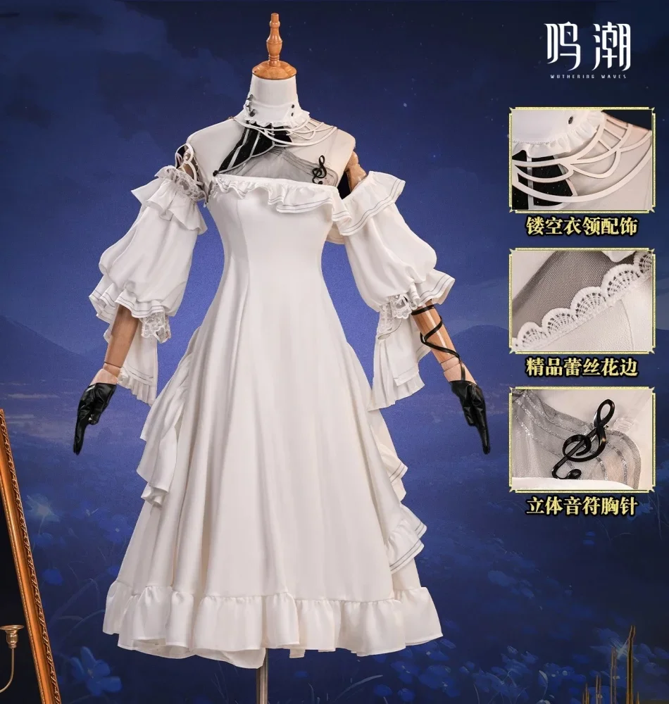 

COFUN Wuthering Waves Phrolova Dress Women Cosplay Costume Cos Game Anime Party Uniform Hallowen Play Role Clothes Clothing