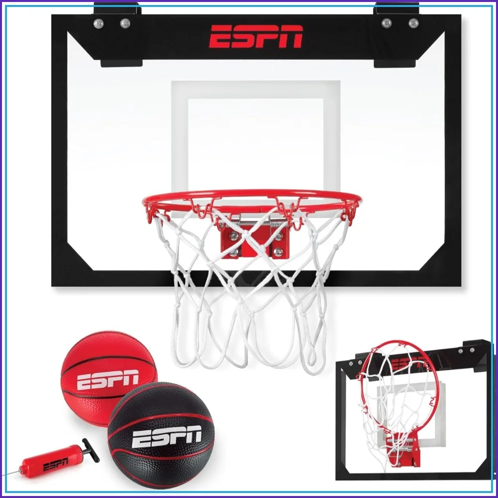 

Over the Door Basketball Hoop for Indoor Games, Easy Setup