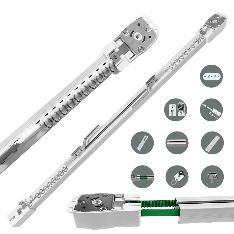 

Curtain motor opening and closing curtain can be specially made curtain track ultra-quiet finished product