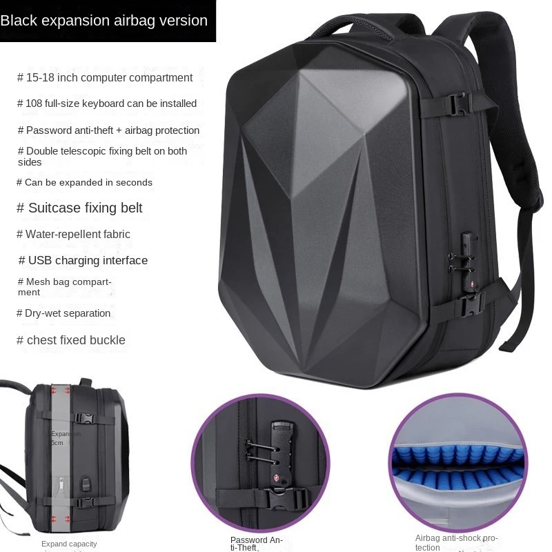For 16 17.3 18 inch Legion 9 18IAX10 Backpack 16IRX9 Game Book Pro7 16 iX10H/Pro5 16 ADR10 Commuter Business Waterproof Backpack