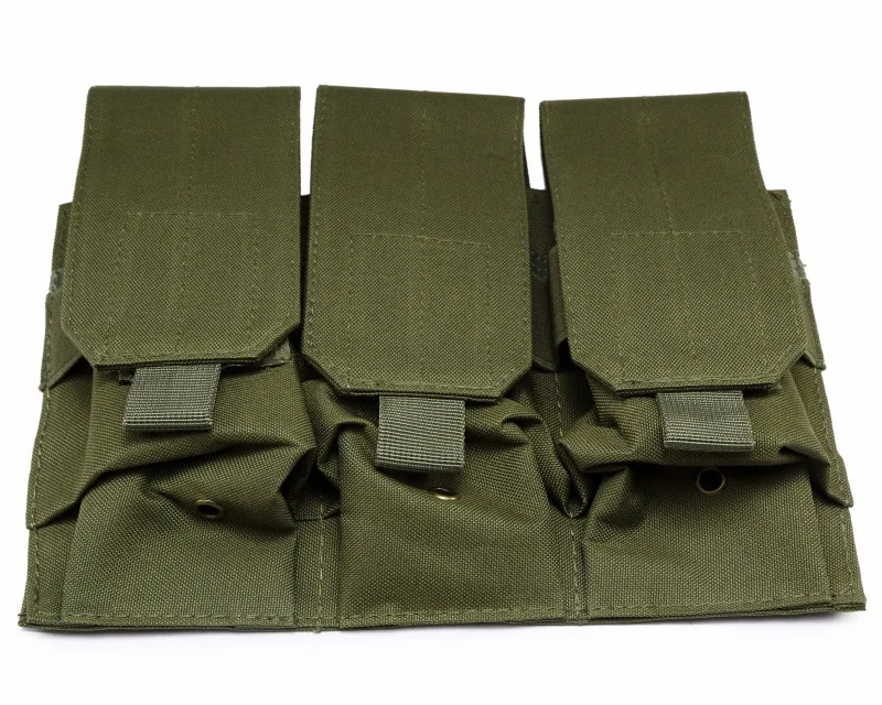 M4 M16 Molle Magazine Pouch Double Traiple Mag Holder Waist Bag Outdoor Hunting Vest Mag Holster Open-Top AK AR Magazine Pouches - view 2