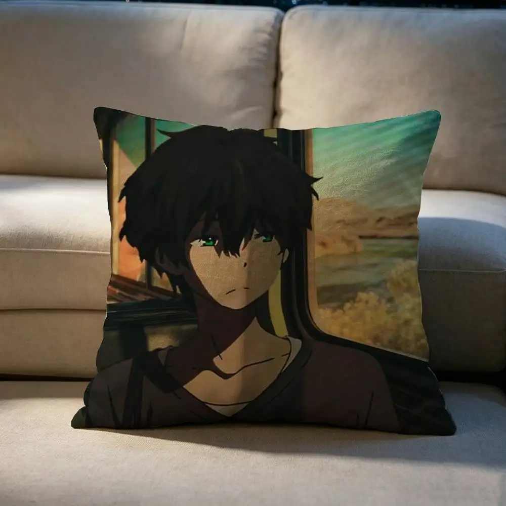 Hyouka Houtarou Oreki Pillow cover gift High definition digital printing,Surprise  vivid pattern Household.