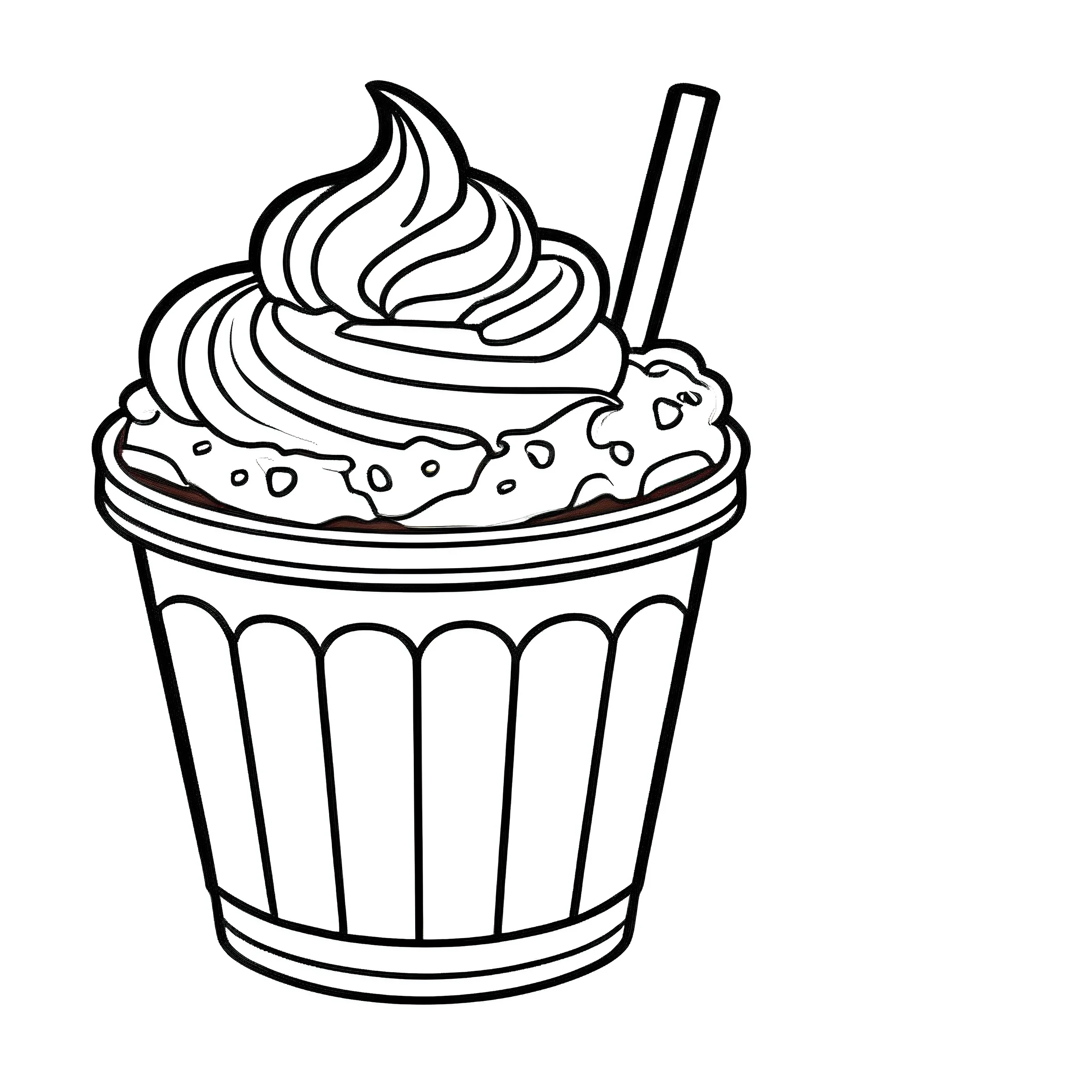 FOOD Bold-easy Patterns Coloring Book for Adults Cute Drawing Book Perfect Gift for Party and Birthday