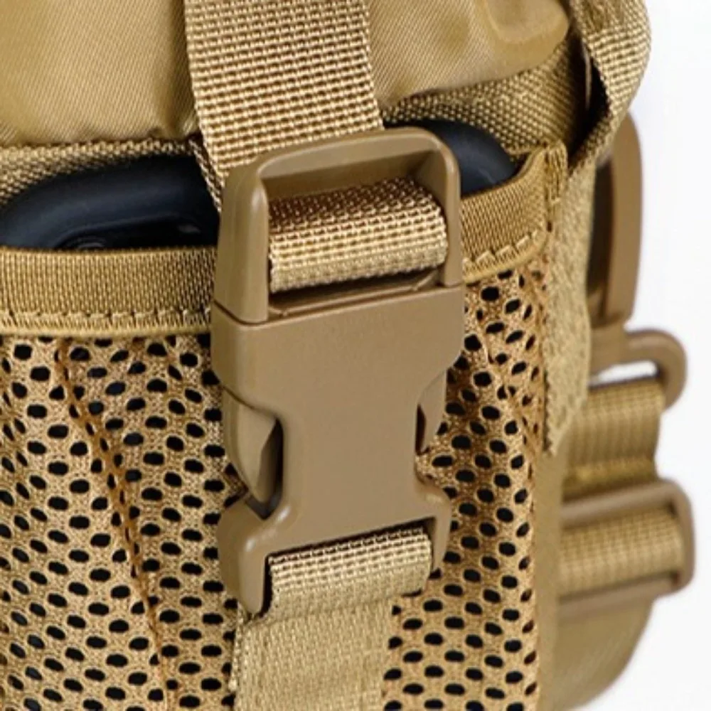 Large Capacity Water Bottle Sling Bag Adjustable Waterproof Gym Bottle Bag Portable Multi-layer Crossbody Sports Bag Gym