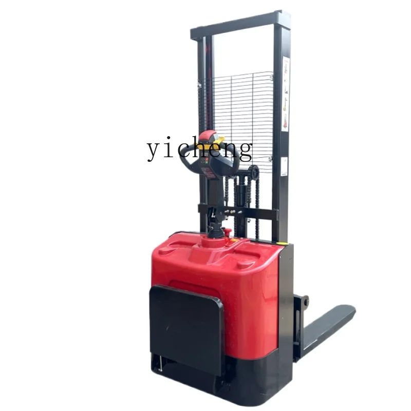 

Tqh Load 1.5 Tons Station Driving Type Electric Forklift Stacker Hydraulic Lifting Loader Handling Forklift