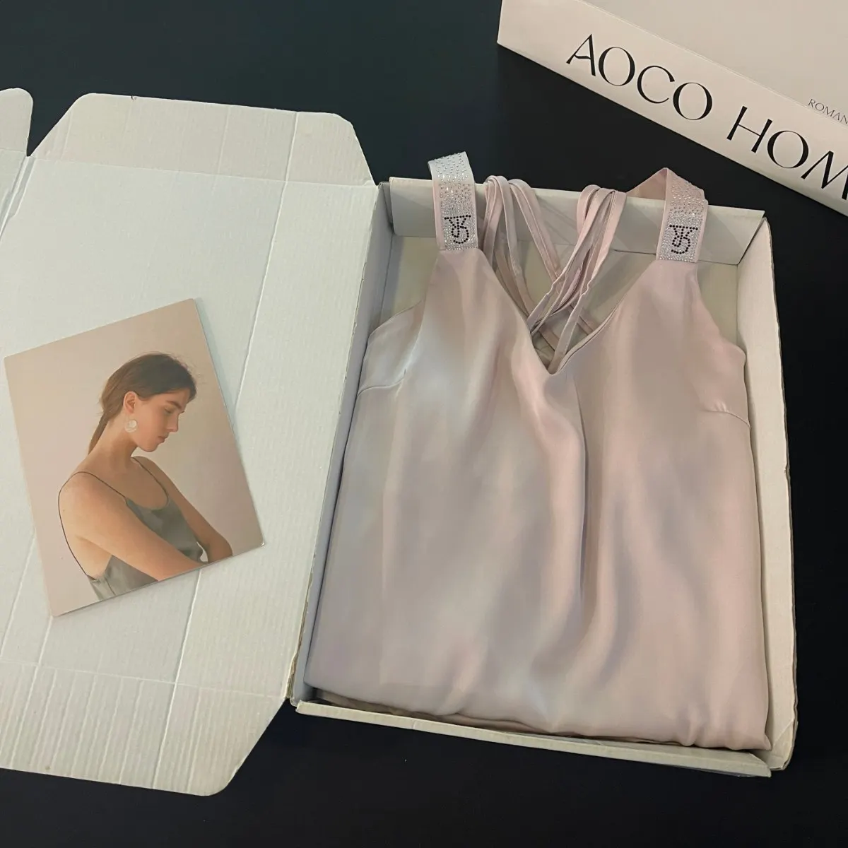 Lencería Sexy de Seda Fría para Mujer, Estilo 2025, con Relleno en el Pecho, Ropa de Dormir de Gran Tamaño, Estilo Pure Desire