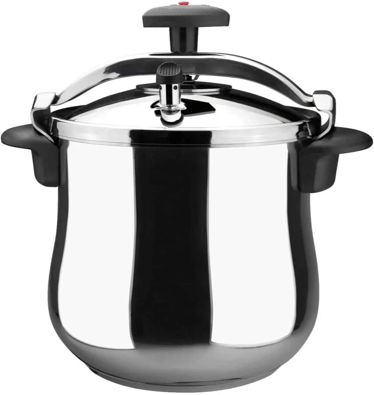 fast pressure cooker, 10.6 Quart, with rounded bottom, made in 18/10 stainless steel, suitable for all types of stovetops, inclu