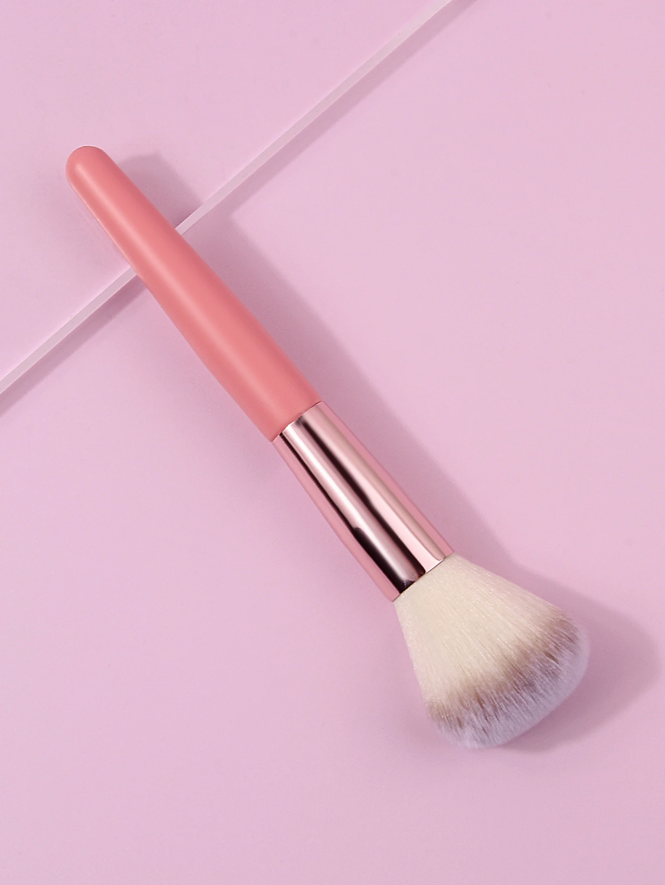 قطعة واحدة من فرشاة أحمر الخدود، أدوات مكياج مع ألياف ناعمة لسهولة الحمل، فرشاة للسفر #5