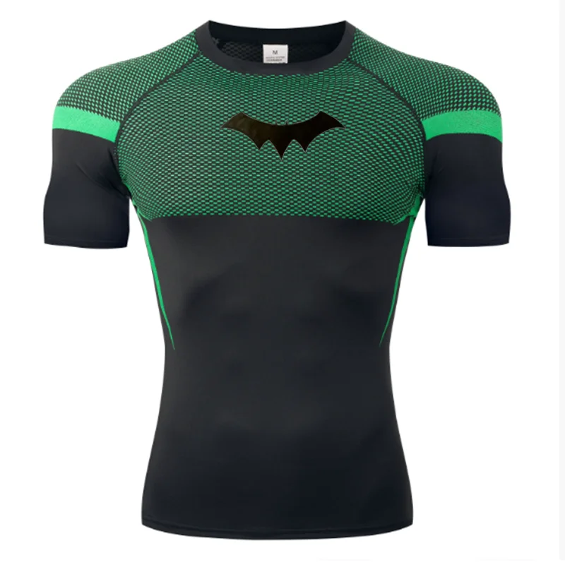 

Спортивные компрессионные короткие рукава — высокая эластичность, дышащее полиэфирное волокно, подходят для бега, фитнеса, езды на велосипеде, спортивной одежды