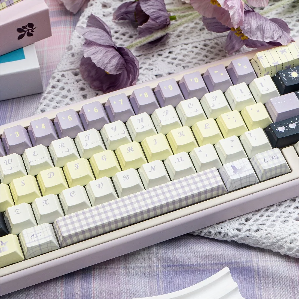 130 Keys, Cherry, Keycaps for Cherry MX 61 68 104 108 Mechanical Keyboard