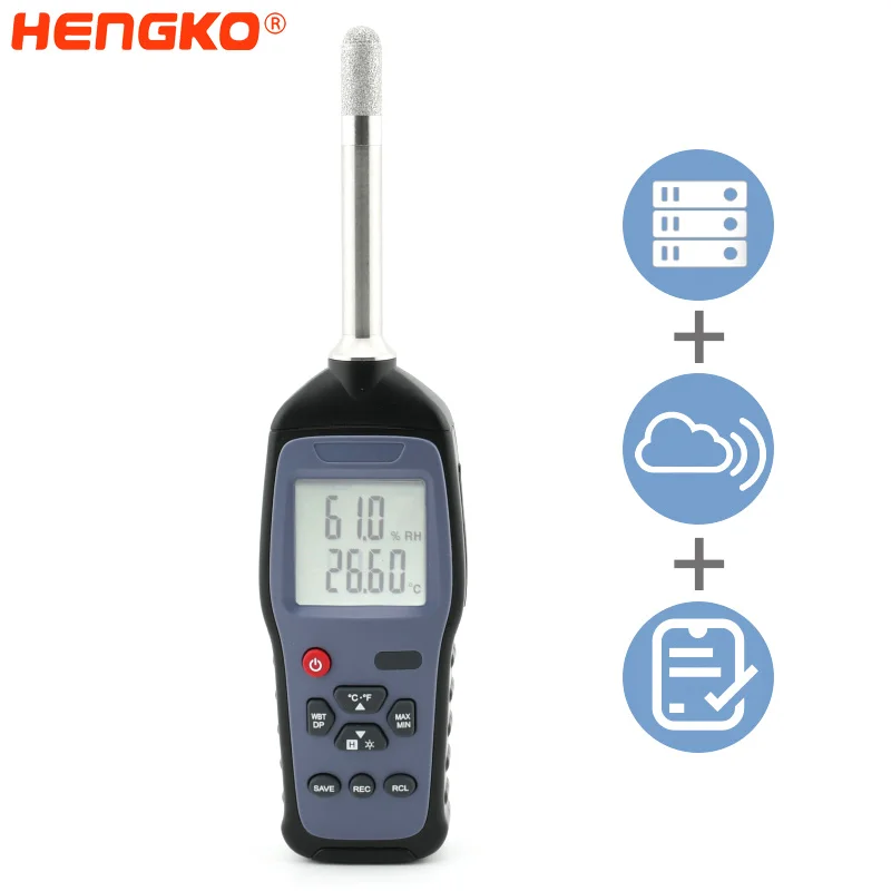 OEM ODM Usb Hand-Held Moisture Meters Dew Point Sensor Rh & Temp Wireless Data Logger Humidity  Instruments