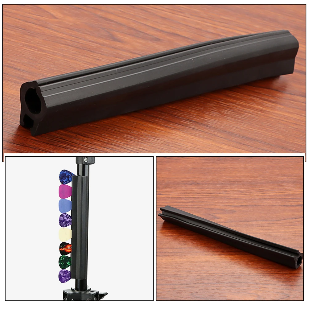 

Guitar Plectrum Holder & Bass Pick Holders Picks Clip Electric Mic Stand Small Microphone