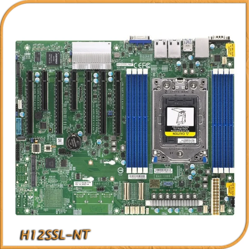 

For Supermicro H12SSL-NT Single Server Motherboard Support 4GPU 7742 EPYC7003 10GbE