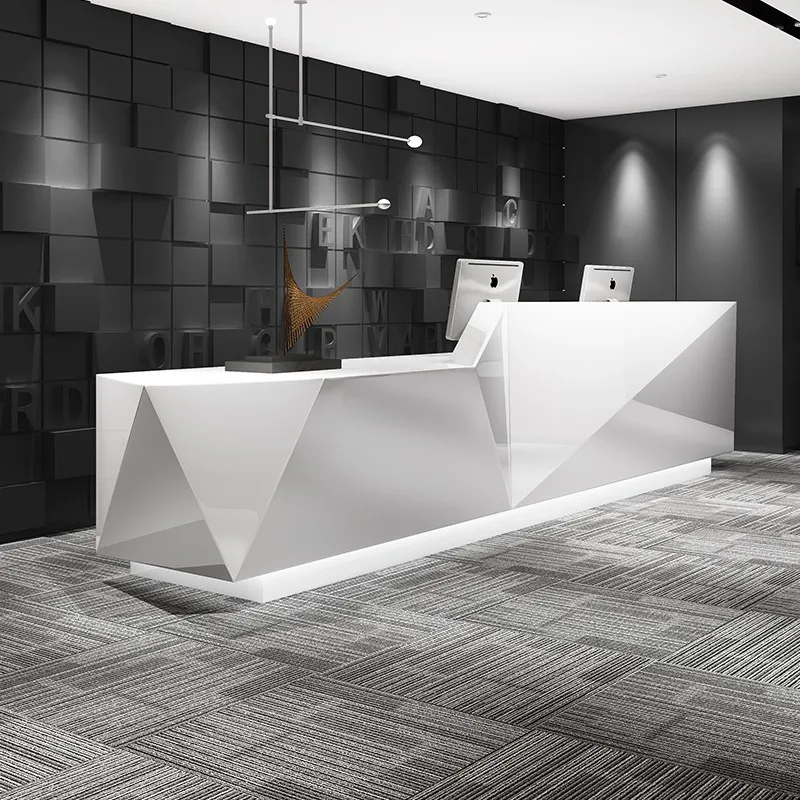 Display Counter Reception Desks Beauty Aesthetics Indoor Modern Reception Desks Salon Business Empfangs Theke Office Furniture