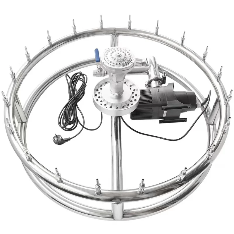 

Hot selling：Modern Mini Dancing Fountain 68/80/100cm Circular Stainless Steel Garden Ornament Easy Install Factory Price Outdoor