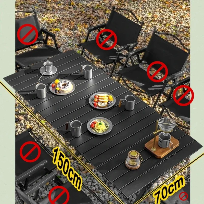 Pliante Parasol Camping Cabinet Table Outdoor Tourist Tavolino Pieghevole Portable Folding Sedentary Table Furniture Table