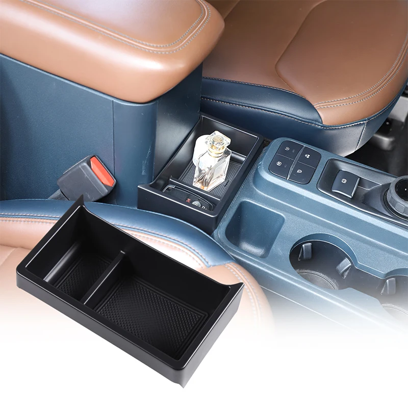 For Ford Maverick 2022-2026 Central Console Storage Box Car Interior Accessories Organizer Storage Case in Front of Armrest Box