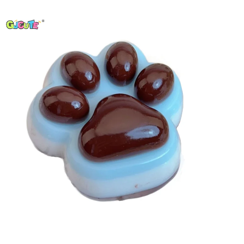 Pattes de Chat en Chocolat Doux, Jouets de Décompression à Rebond Lent, Pincement, Cadeaux pour Enfant