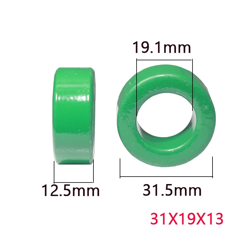 【3-1PCS】31X19X13MM Manganese-zinc ferrite - High-power frequency converter filtering and anti-interference inductor